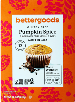 BETTERGOODS 'Pumpkin Spice' Muffin Mix Backmischung Gluten Free 420 gr